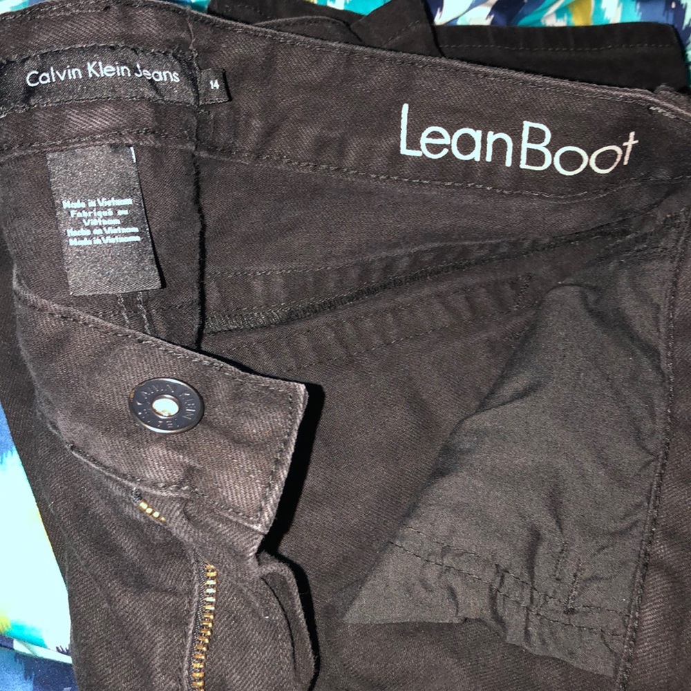 Calvin klein lean boot cut jeans